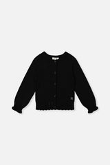 Knit Cardigan Black
