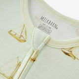 Sailboat Melody Organic Cotton Zipper Pajama