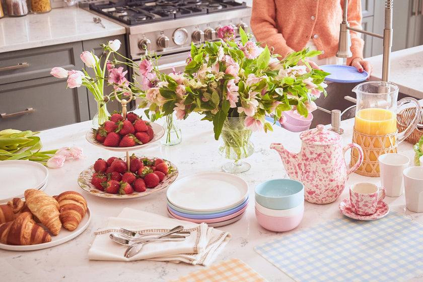 2 Placemats | Blue Gingham |  by robynblair x Recette