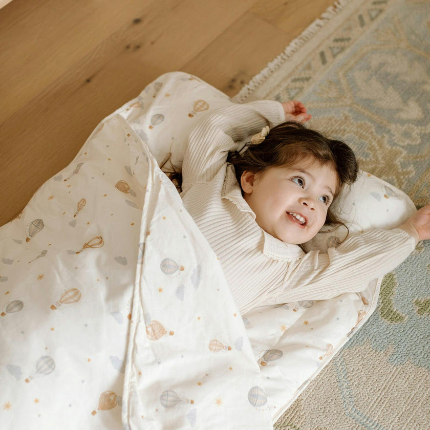 Organic Toddler Nap Roll-N-Rest Mat Set