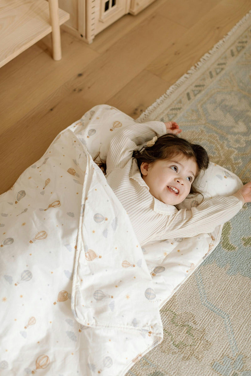 Organic Toddler Nap Roll-N-Rest Mat Set