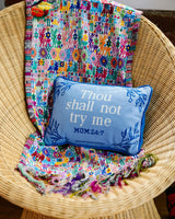 Try Me Needlepoint Pillow