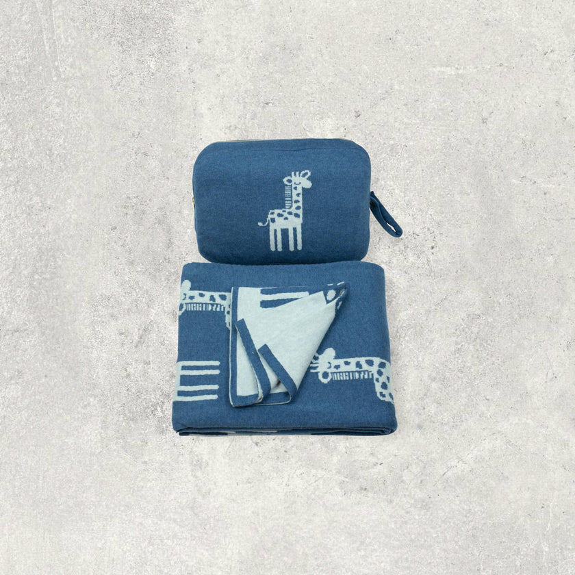 Reversible Baby Blanket Set
