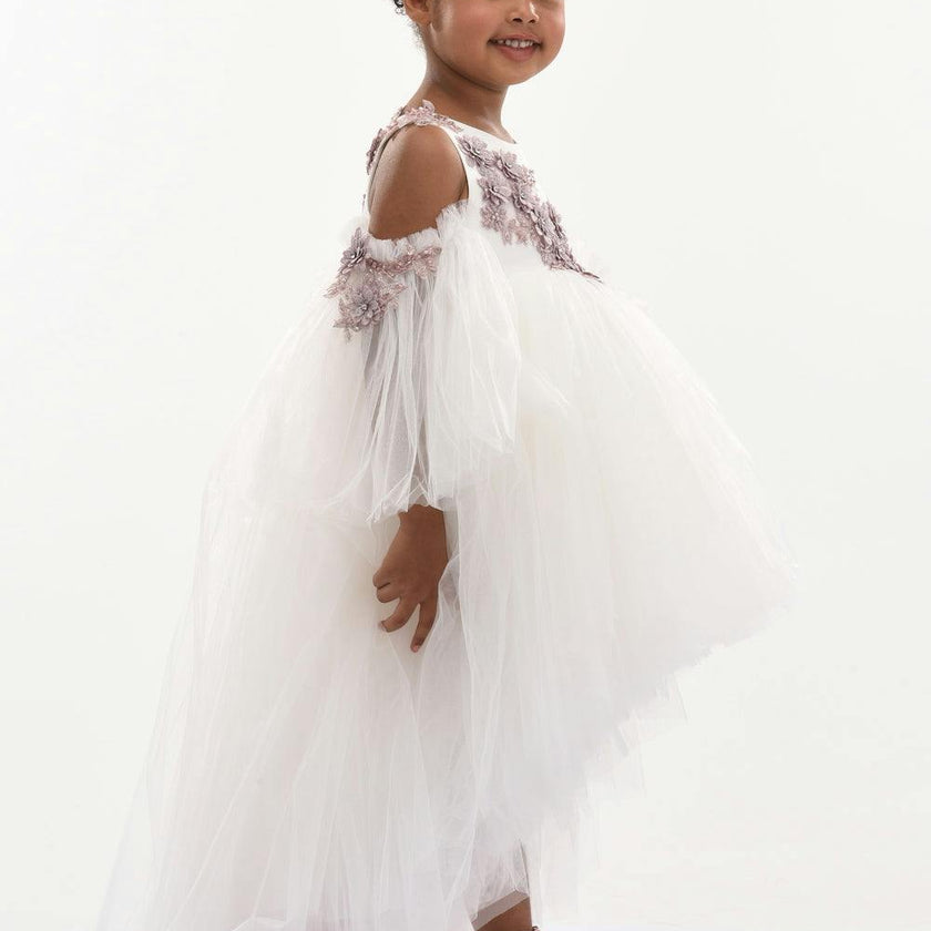 Ivory Cerro Vista Floral Dress