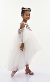 Ivory Cerro Vista Floral Dress