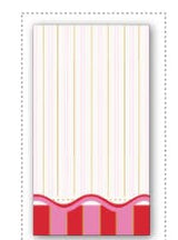 Packed Party Pink Stripe Guest Towel Paper Party Ware