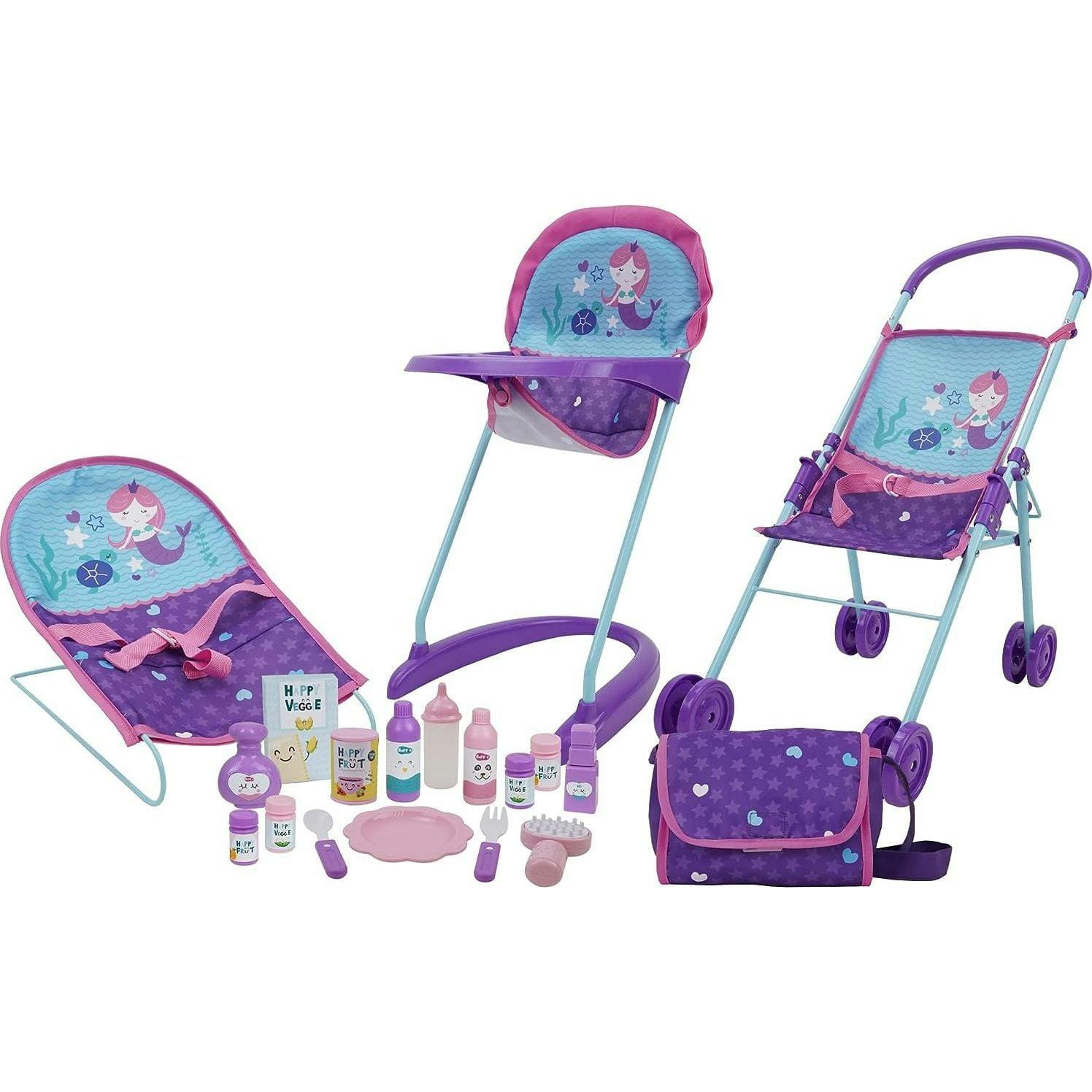 Mermaid 19 Piece Doll Accessory Set