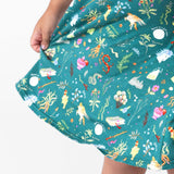 Mandrakes Potions & Herbs Bamboo Girls' Short Sleeve Dress