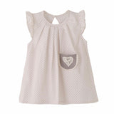 Beige Heart Dot Dress