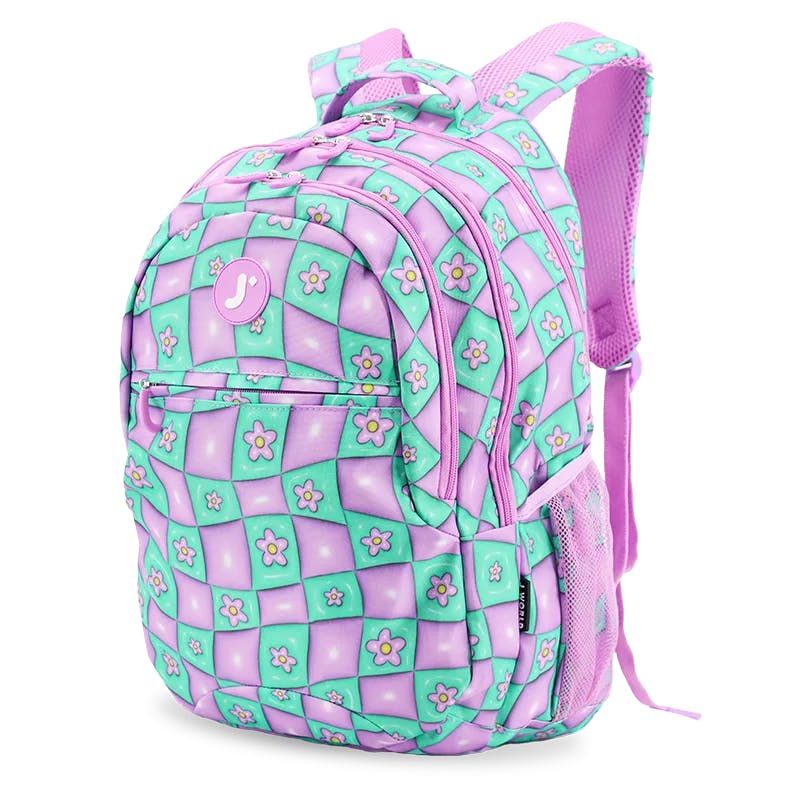 Cornelia Backpack with Lunch Bag and Pencil Case in Puffy Flower