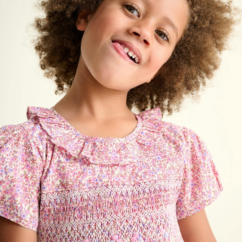 Smocked Girls Dress