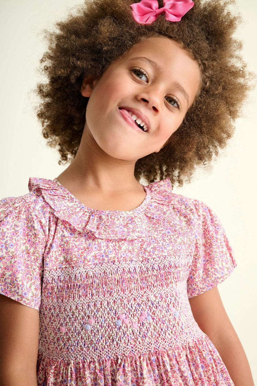 Smocked Girls Dress