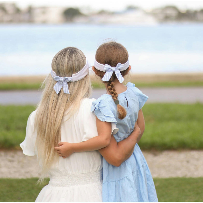 Patriotic Hearts Bow Visor - Youth & Junior