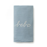 Blue Gauze Bebe Swaddle