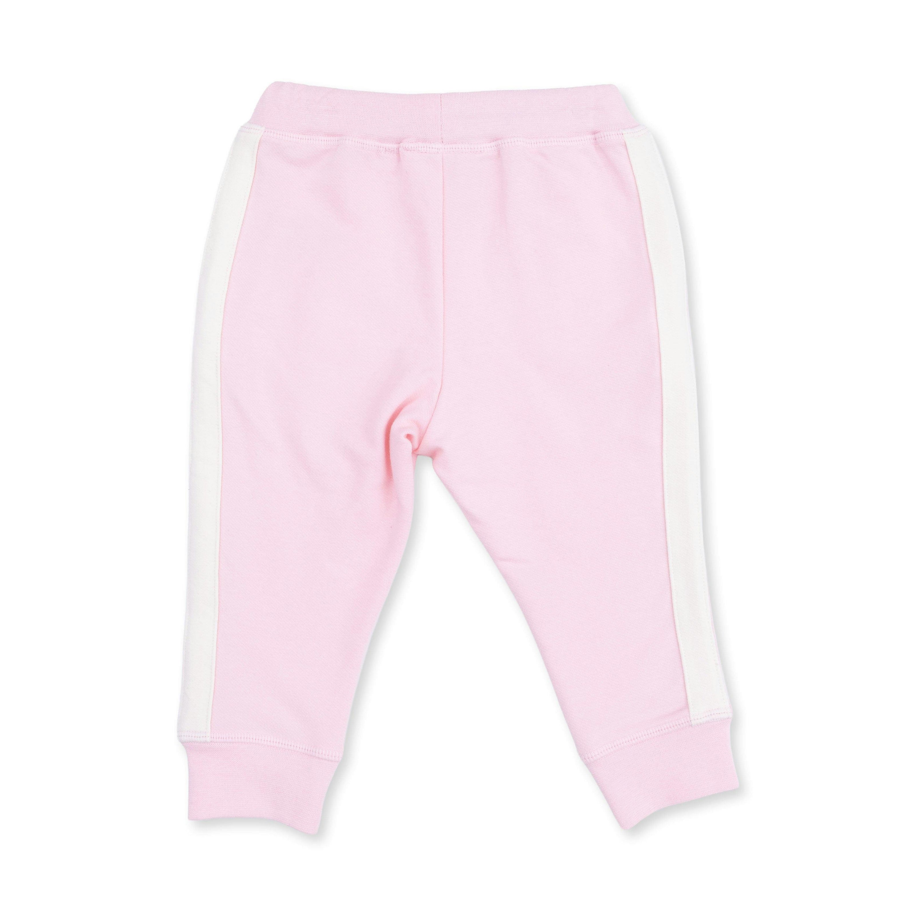 Football Helmets Pink - Jogger Pant with Varsity Stripes