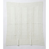 Center Braided Knit Blanket