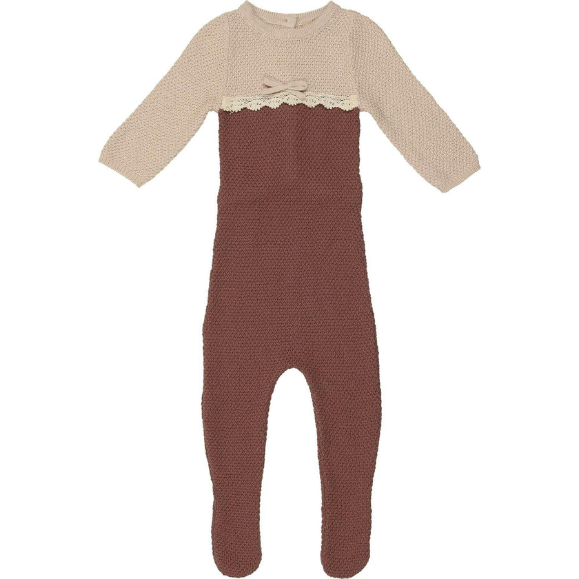 Cutie Color-Block Long Sleeve Footie