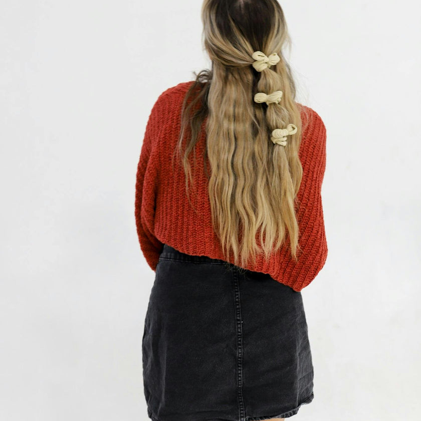 BOW SLICK BACK PONYTAILS (PACK OF 3)