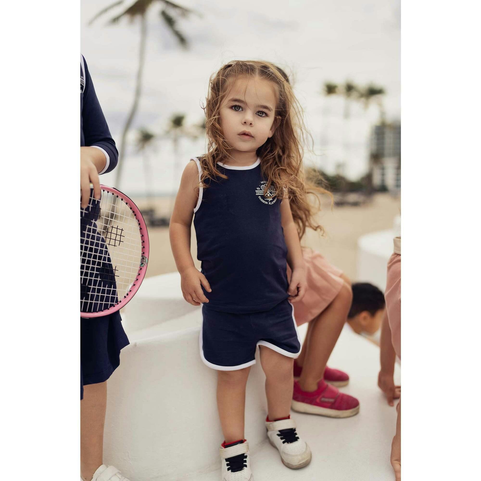 Baby Tennis Club Unisex Sleeveless Tee & Short Set