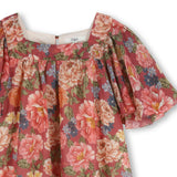Garnet Rose Floral Chloé Dress