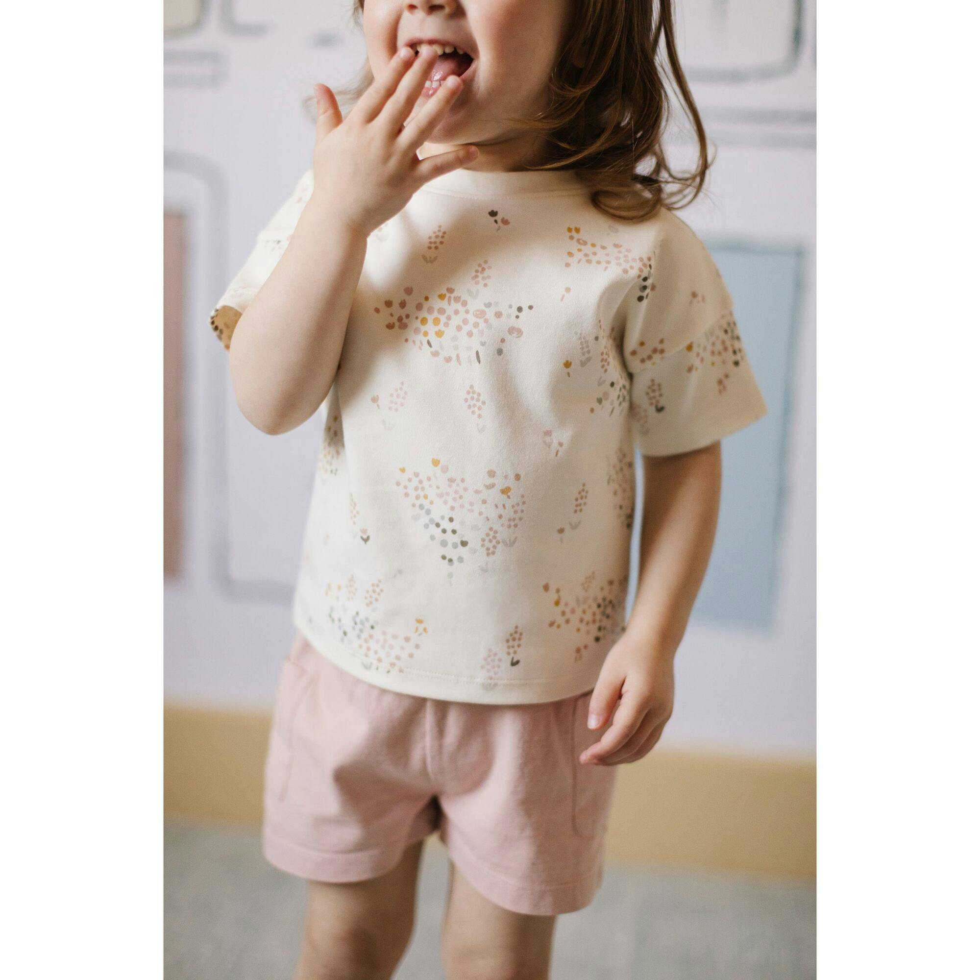 Dropped Shoulder T-Shirt, Multi