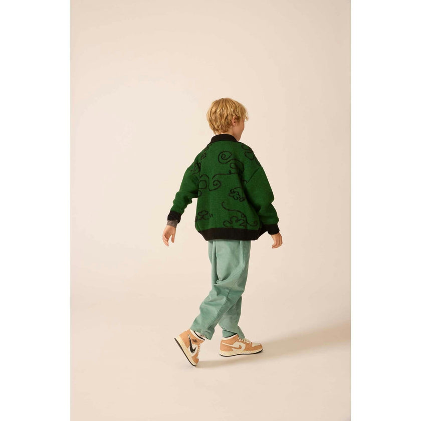 Friday Pant in Teal Tambourine Corduroy