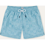 Sky Blue Bandana Men's Swim Shorts