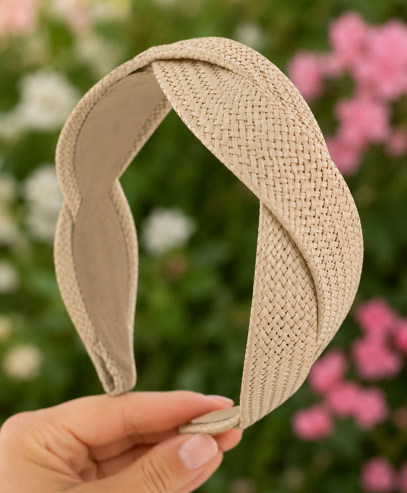 Seaside Waves Headband in Natural