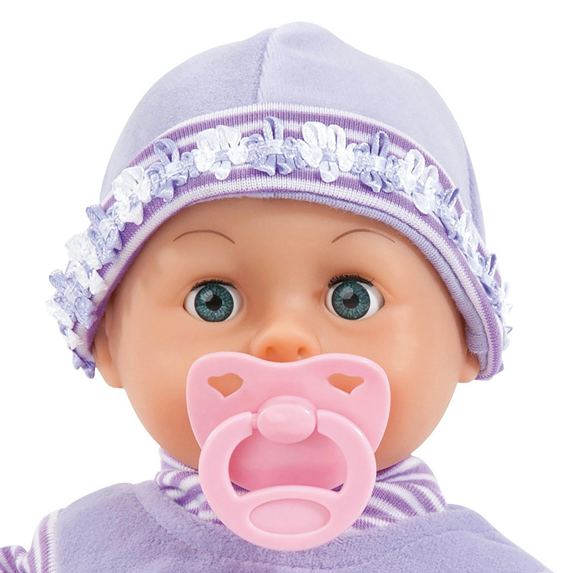 First Words Baby: Purple & Flower