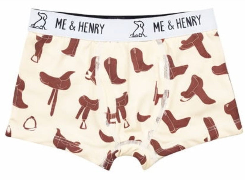 LASSO boots and saddles print boxer briefs