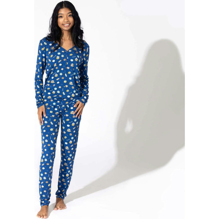 Hanukkah Cookies Bamboo Women's Pajama Set