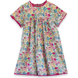 Girls Amy dress with Lace trim | Berry Grove