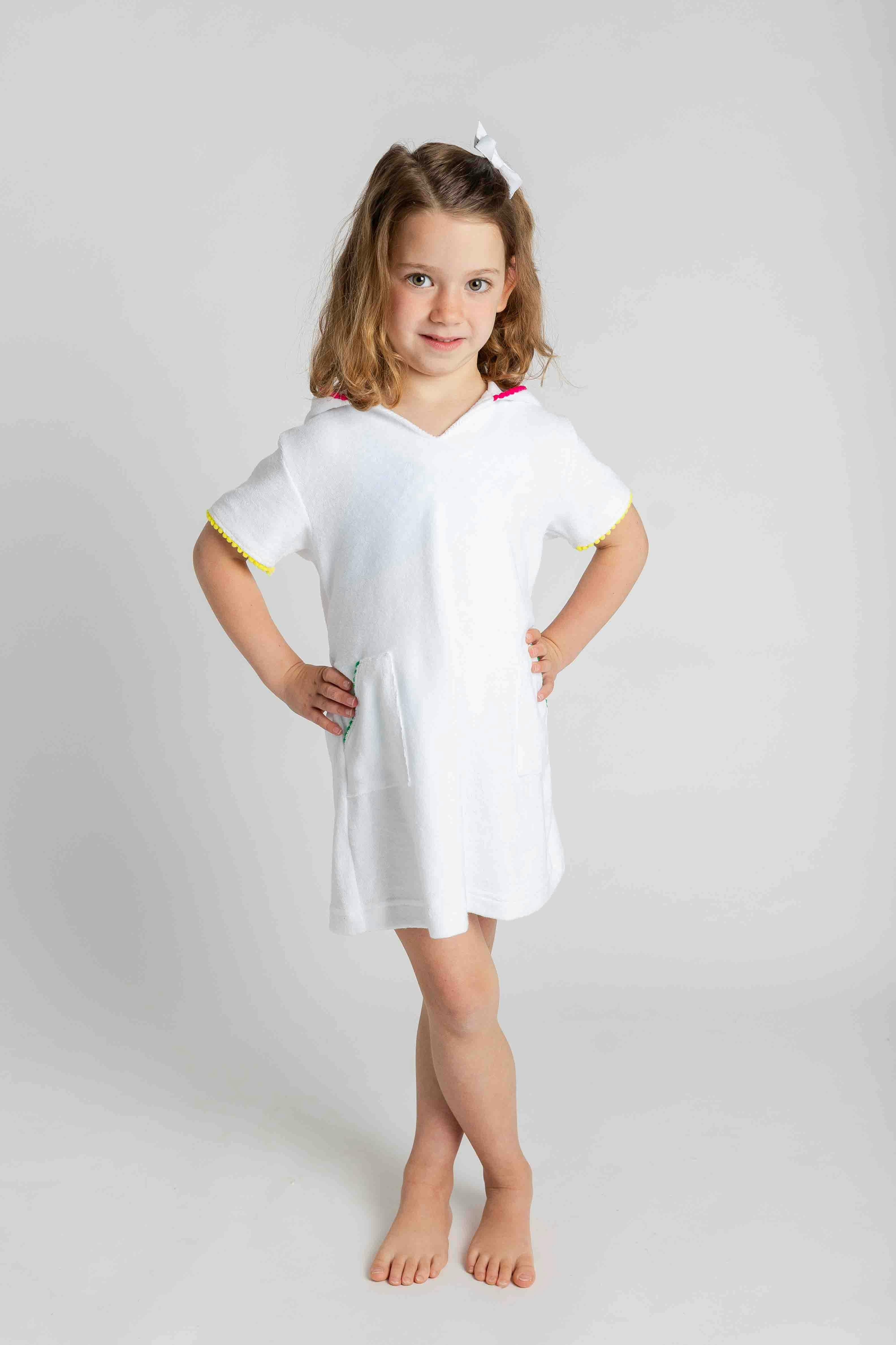 Terry Coverup With Pom Poms