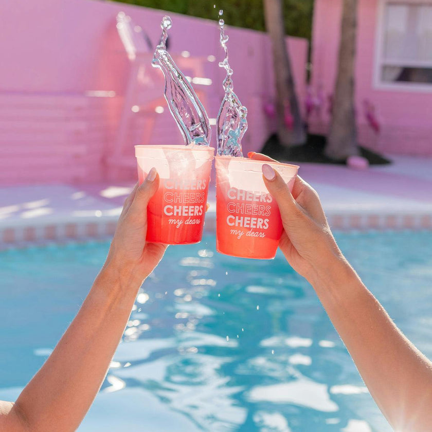 Cheers My Dears Color Changing Reusable Cups (Set of 10)