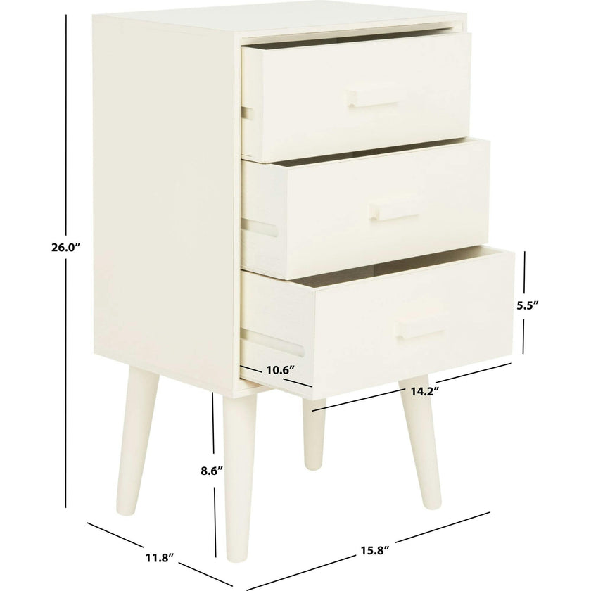 Pomona 3-Drawer Accent Table