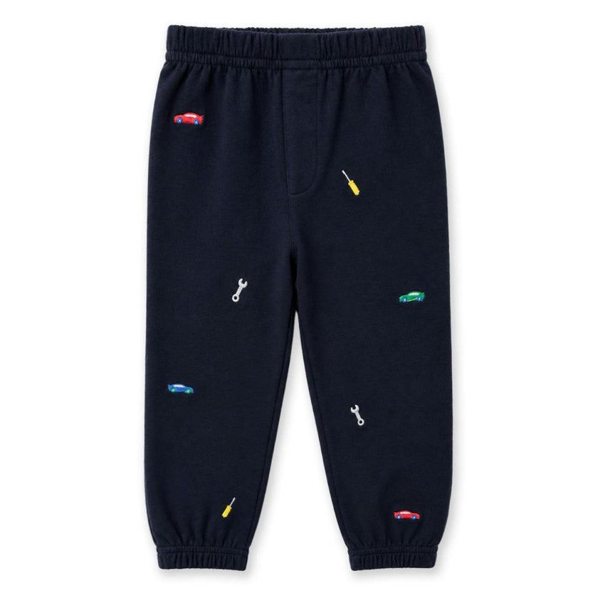 French Terry Jogger with Cars & Tools