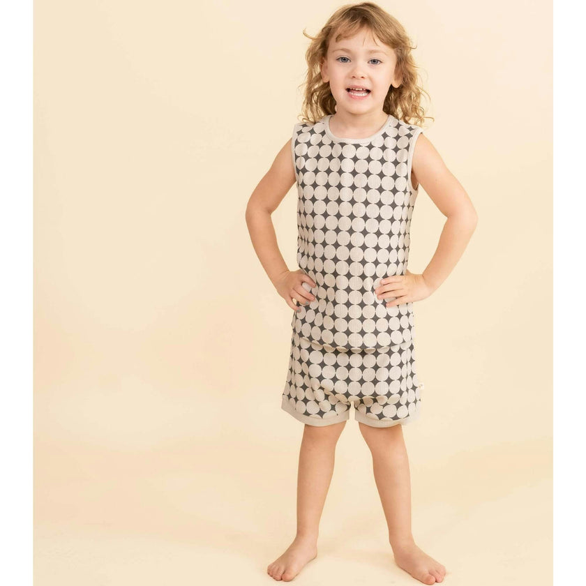 Organic Tank & Tee Shorts Set