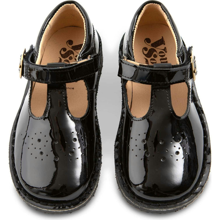 Penny T-Bar Shoe, Black