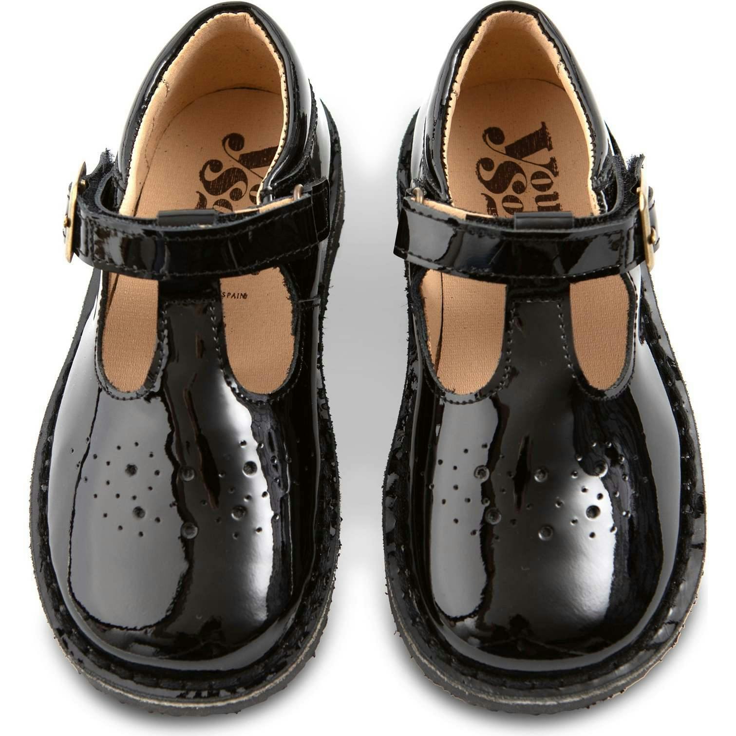 Penny T-Bar Shoe, Black