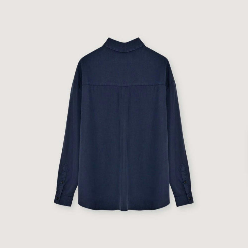 Delphine Woman Shirt Infinite Navy_Sampling