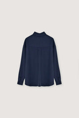Delphine Woman Shirt Infinite Navy_Sampling