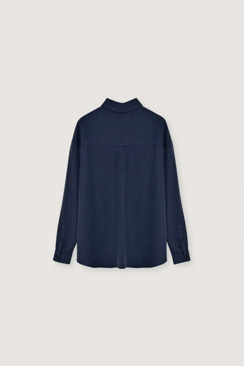 Delphine Woman Shirt Infinite Navy_Sampling