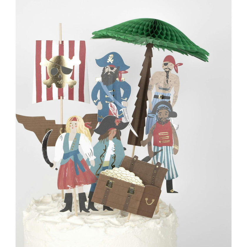 Pirates & Palm Tree Cake Toppers