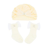 Crown & Bow Baby Hat Gift Set