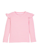 Sadie Tee - Pale Pink Stripe