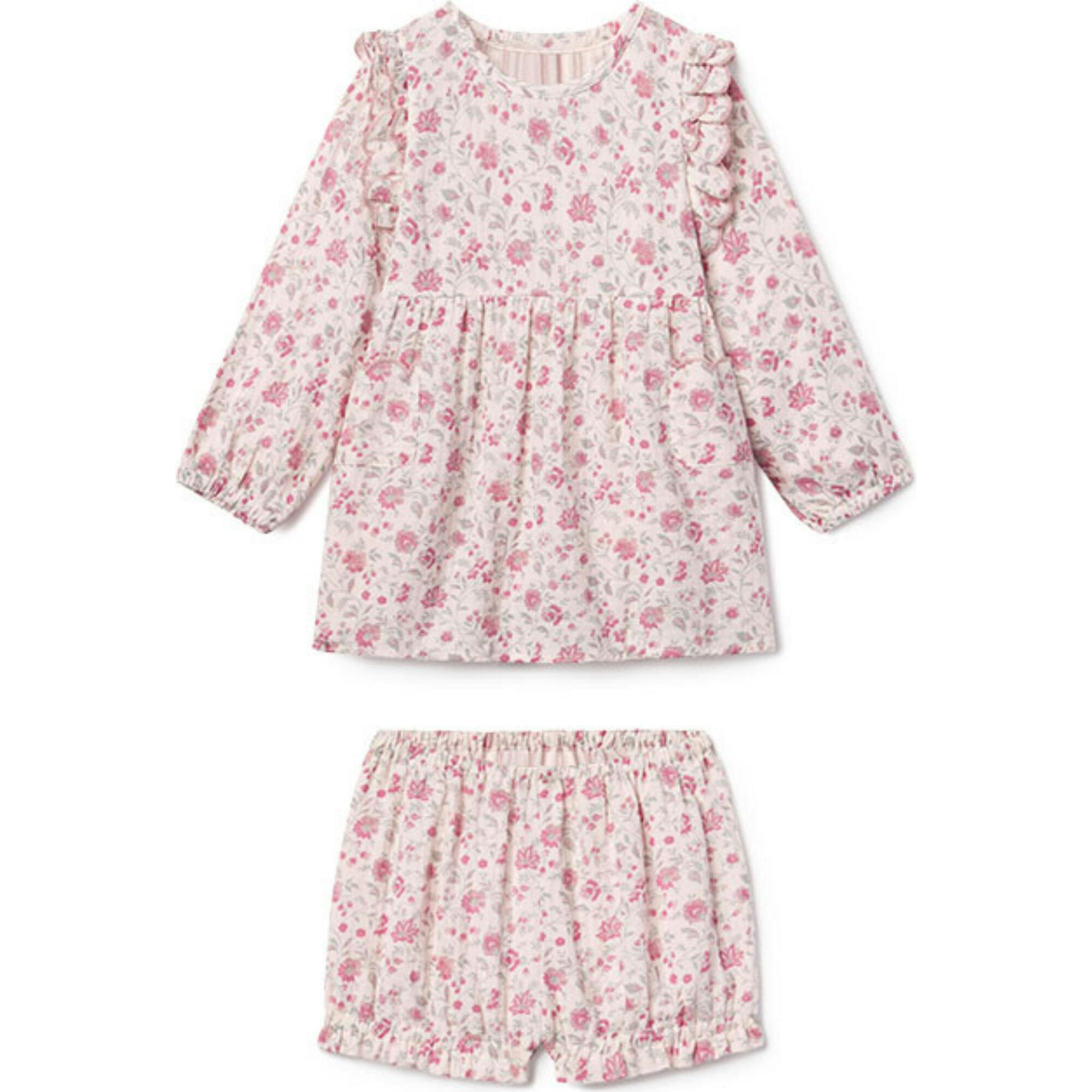 Kate Baby Set in Blushing Blooms