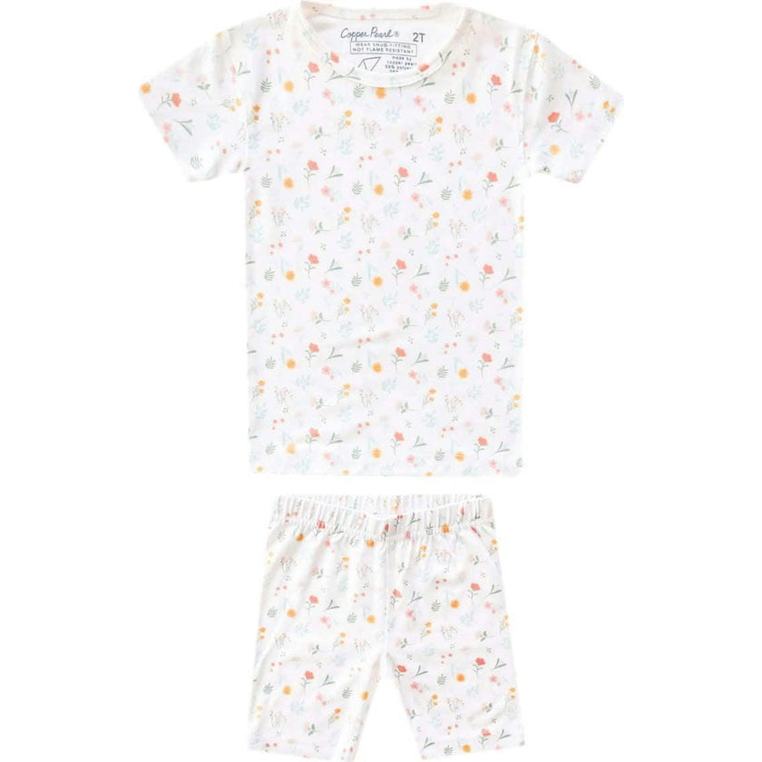 Ultra Soft Short Sleeve Two-Piece Pajama Set, Prints