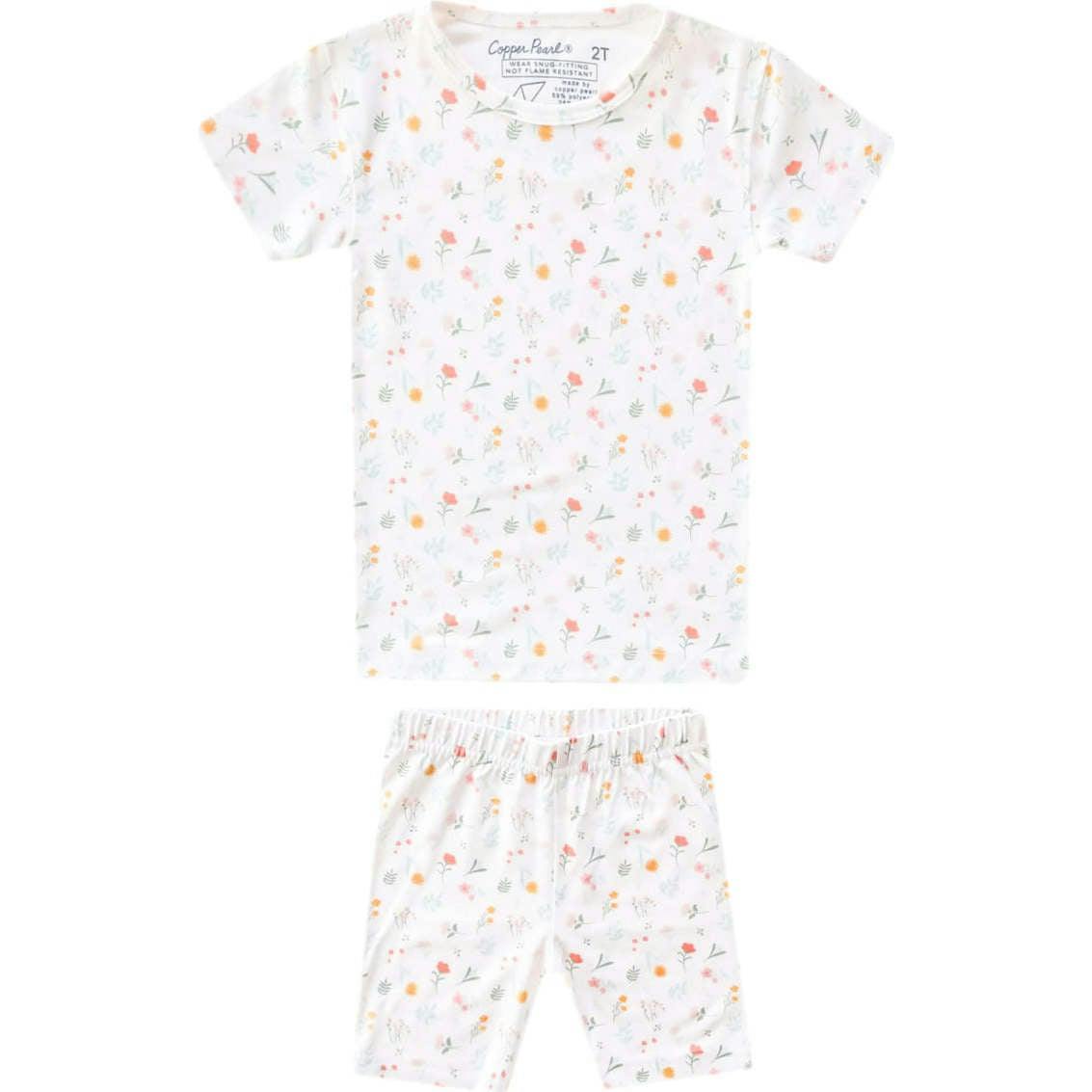 Ultra Soft Short Sleeve Two-Piece Pajama Set, Prints