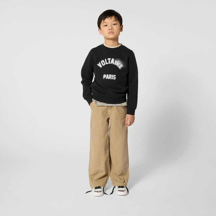 ZADIG & VOLTAIRE Paris Spray Sweatshirt - Black