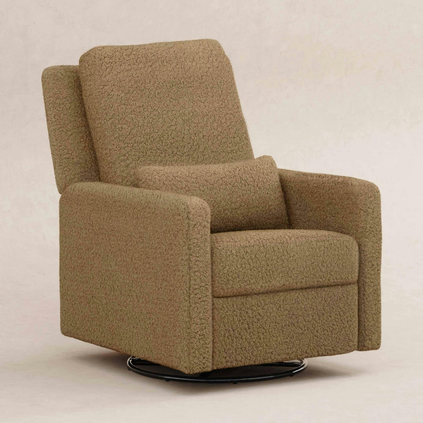Sigi Shearling Recliner And Swivel Glider